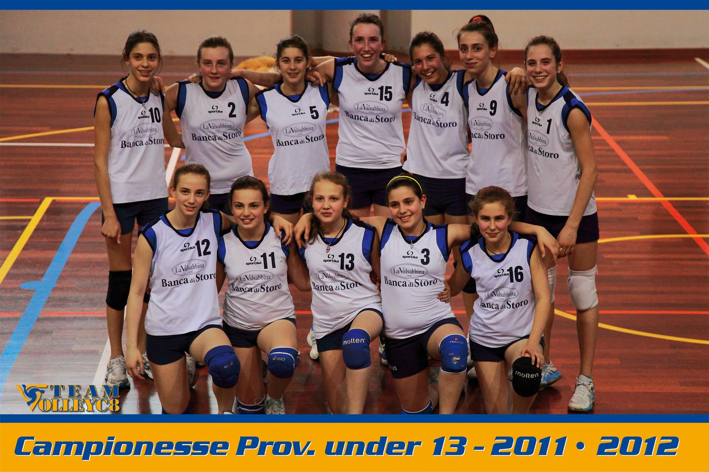 Under 13 — campionesse provinciali, Stagione 2011/12